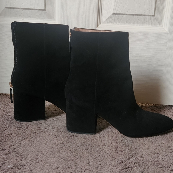 J. Crew Shoes - J. Crew Sadie Suede Black Ankle Booties 10